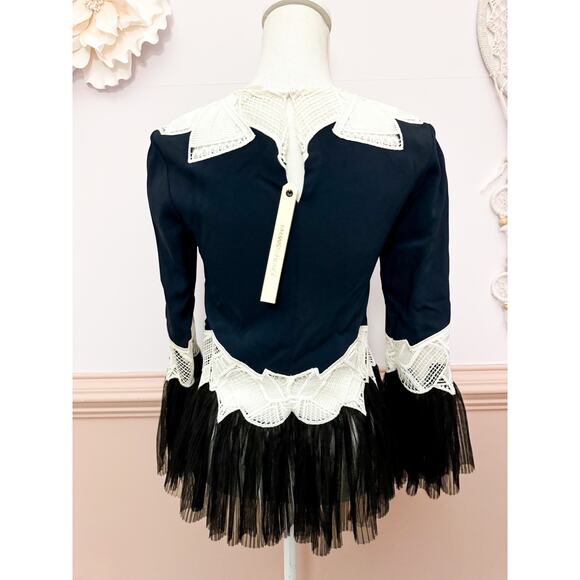 Jonathan Simkhai Bell Sleeve Blouse NWT size XS - Picture 3 of 7